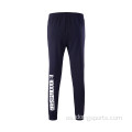 Pantalones de atletismo a rayas macho casual de bolsillo con cremallera